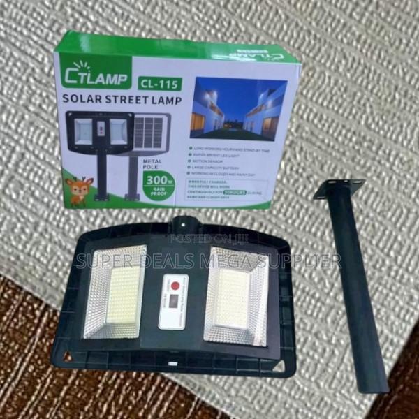 Ctlamp 300 Watts Low Maintenance Outdoor Waterproof Solar Street Light