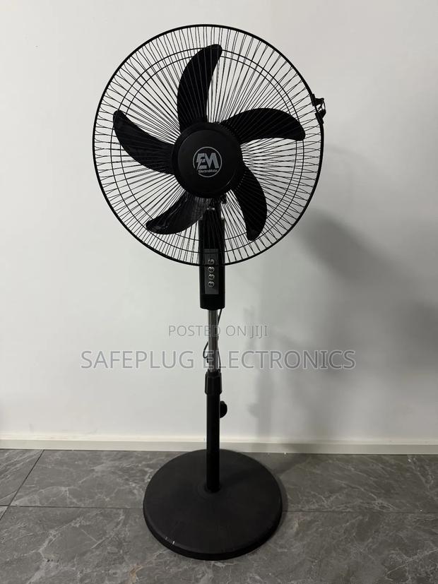 Electromate 16'' Standing Fan - Black | Super Cooling - main view