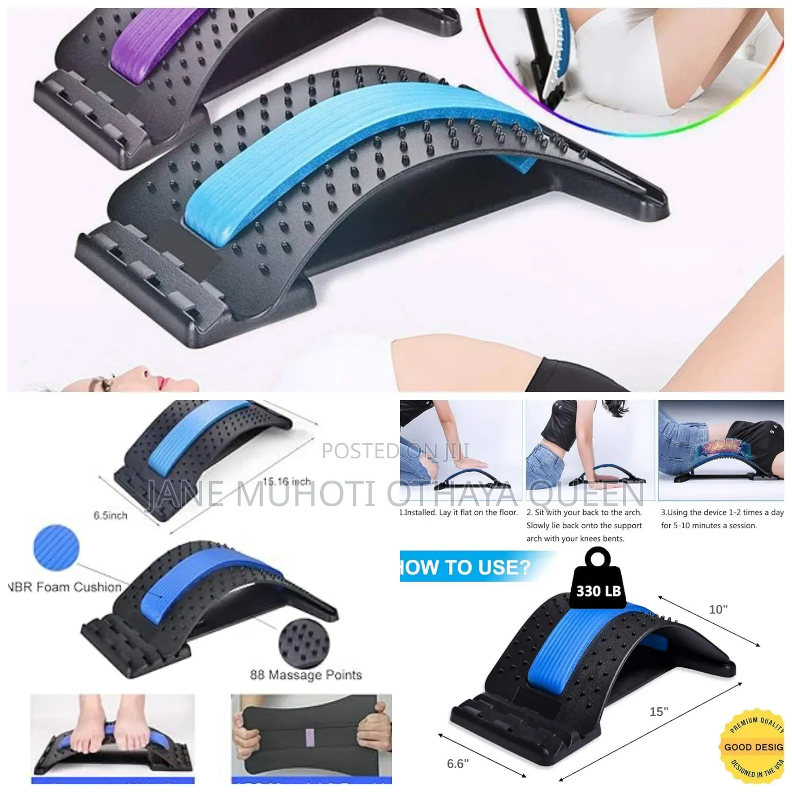 Back Stretch Tool - Massager/Stretcher