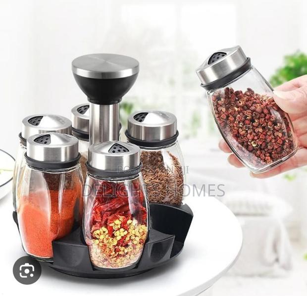 7pc Rotating Spice Rack Set_pa - main view