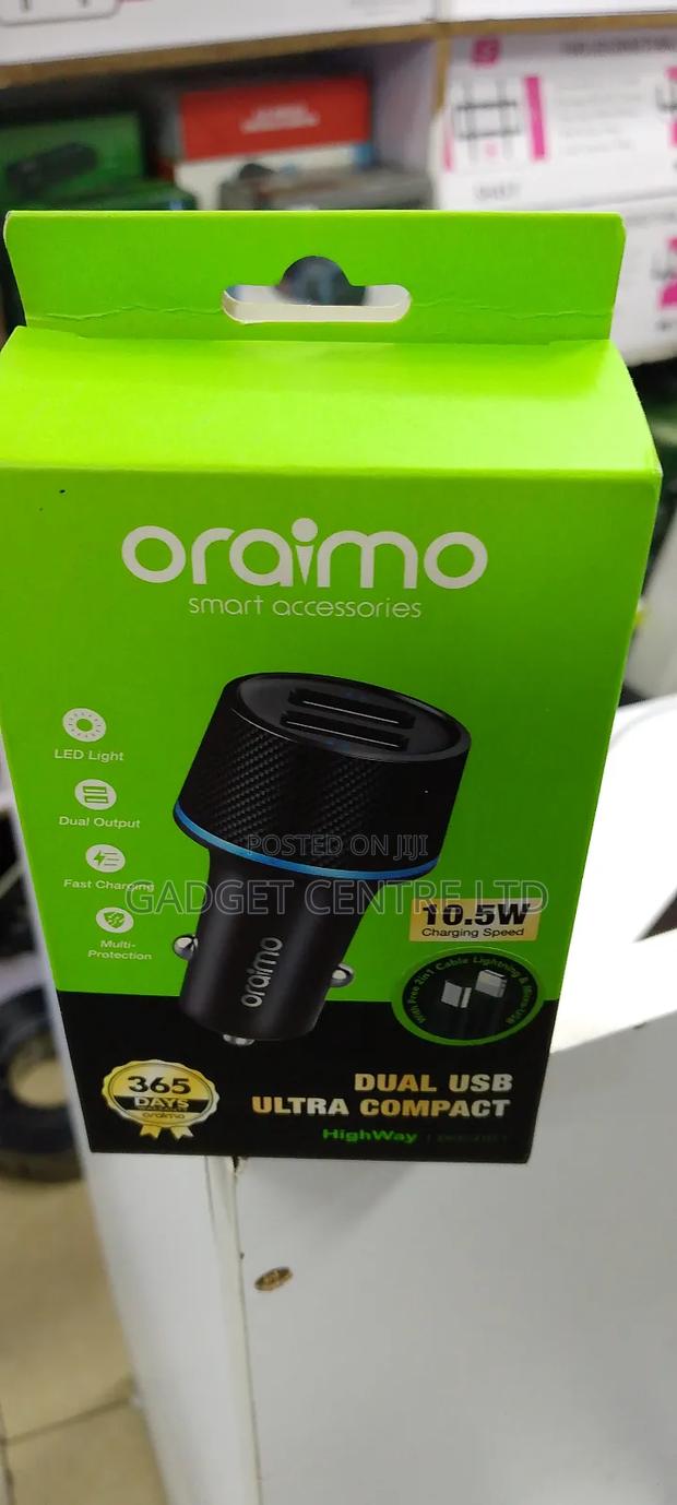 Original Oraimo 10.5w Car Charger - thumbnail 2