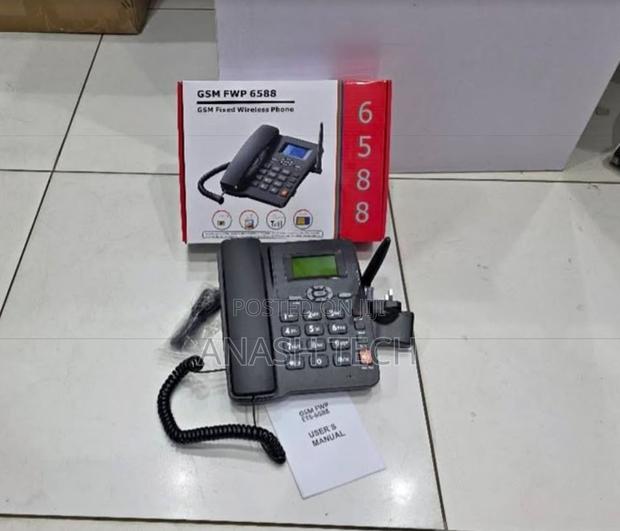 Fixed Wireless Terminal 6588 GSM Phone Deskphone, Dual Sim Available