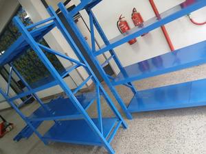 Blue Industrial Shelve - main view