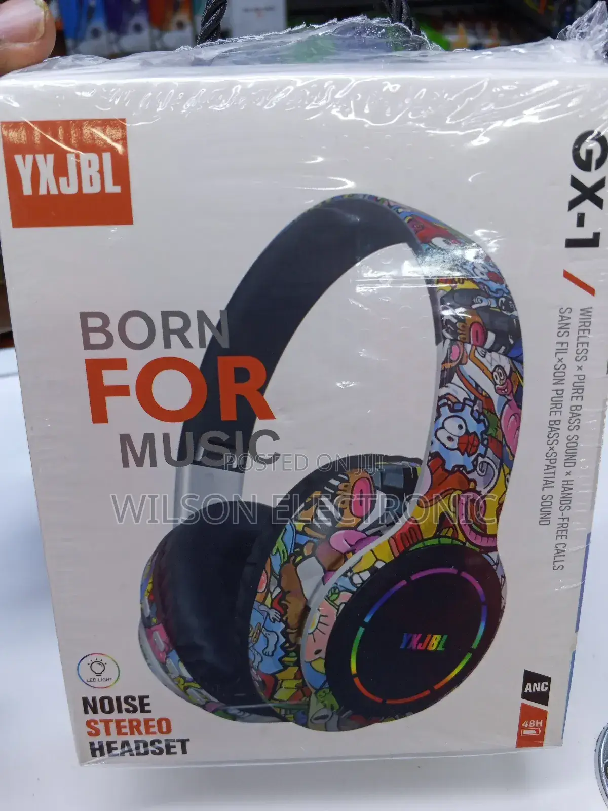 Graffiti Wireless Bluetooth Headphones