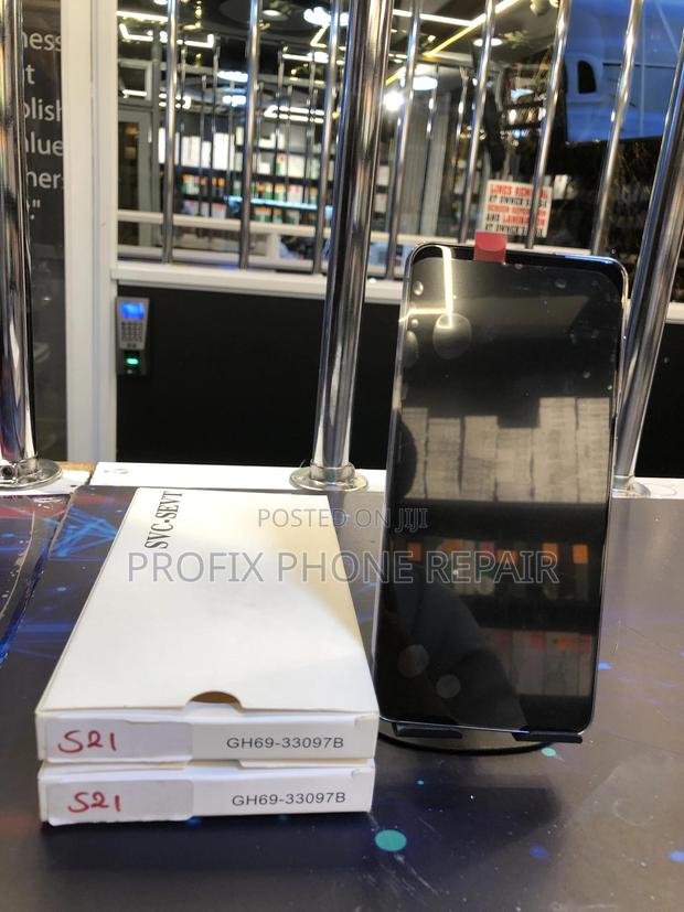 Original Samsung Galaxy S21 Broken Screen Replacement+Installation NRB - main view