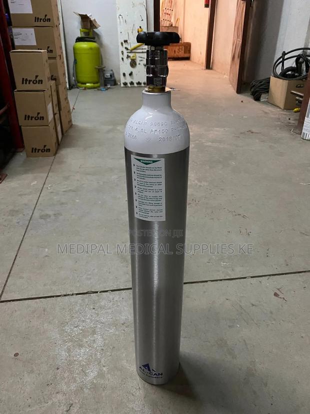 Aluminium Oxygen Cylinder - main view