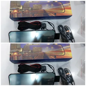 V9 9.66 Inch Full View Driving Mirror With Front and Rear Camera