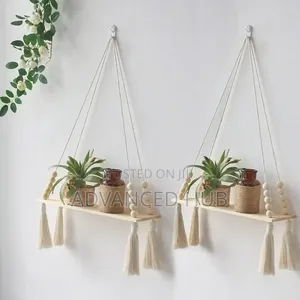 Macrame Wall Hanging Shelf