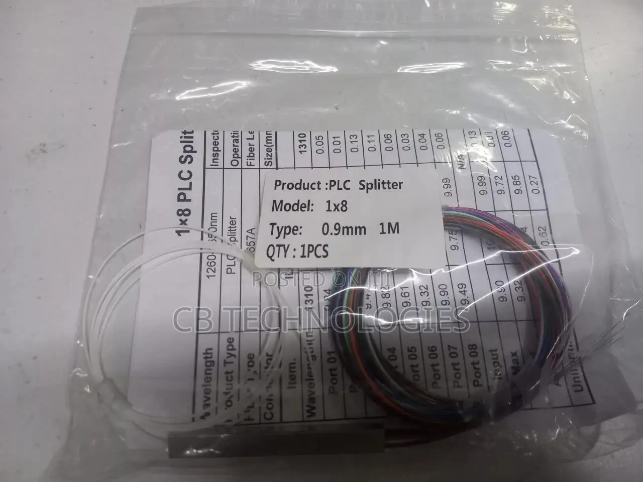 1x8 FTTH Gpon/Epon/Xpon Splitter