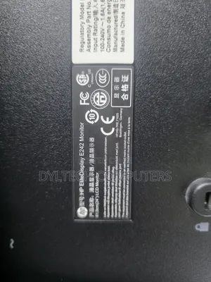 Hp Elite Display E242 24 Inches Monitor With Hdmi/Vga/Dp Ports