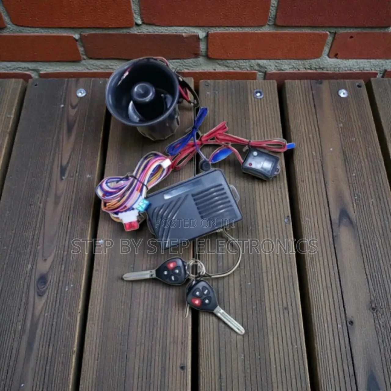 All Vehicles Burglar New Alarm Security System With Flip Key Remotes