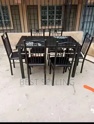 Black and Durable Dining Set