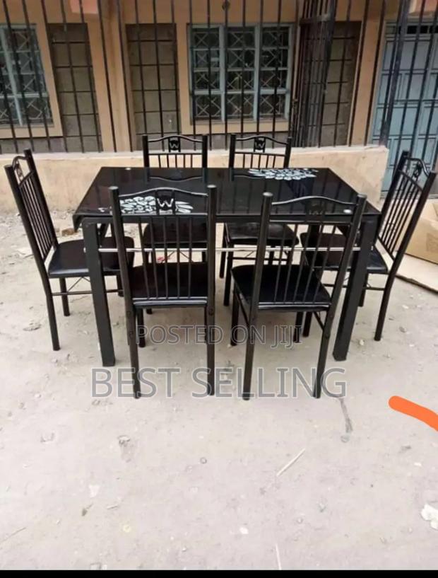Black and Durable Dining Set