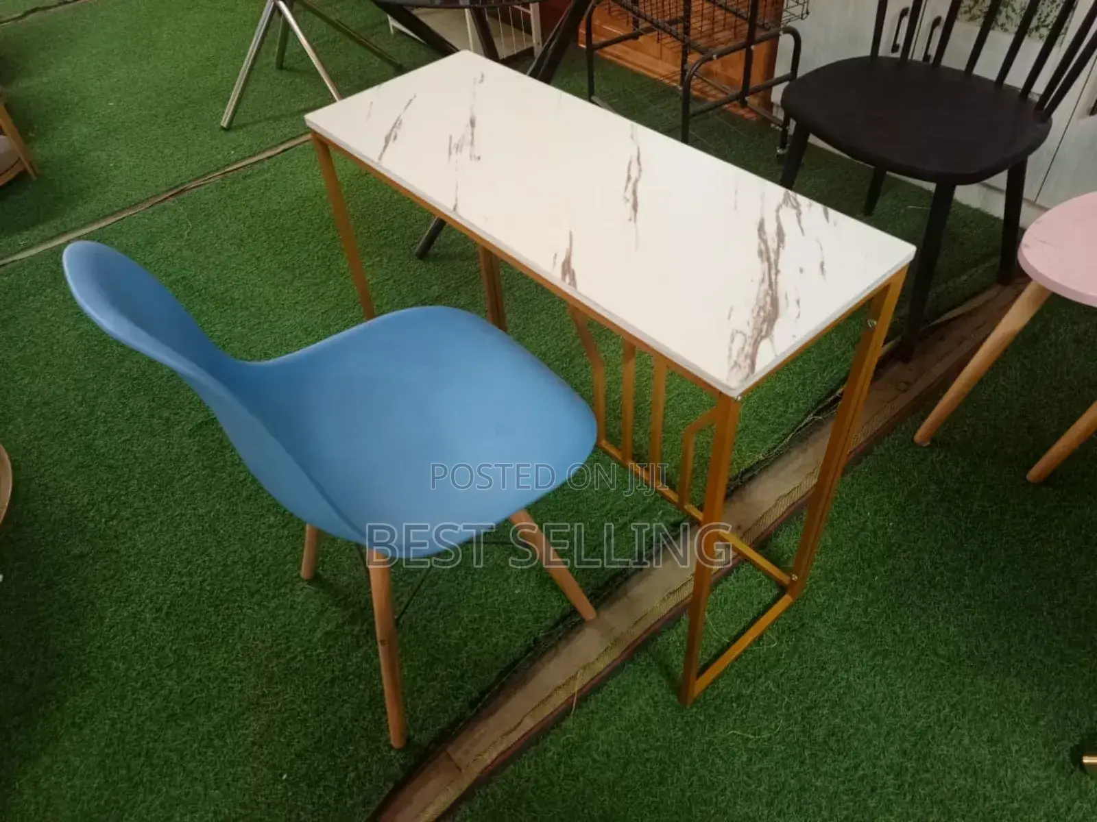 Coffee Table and Eams Chair