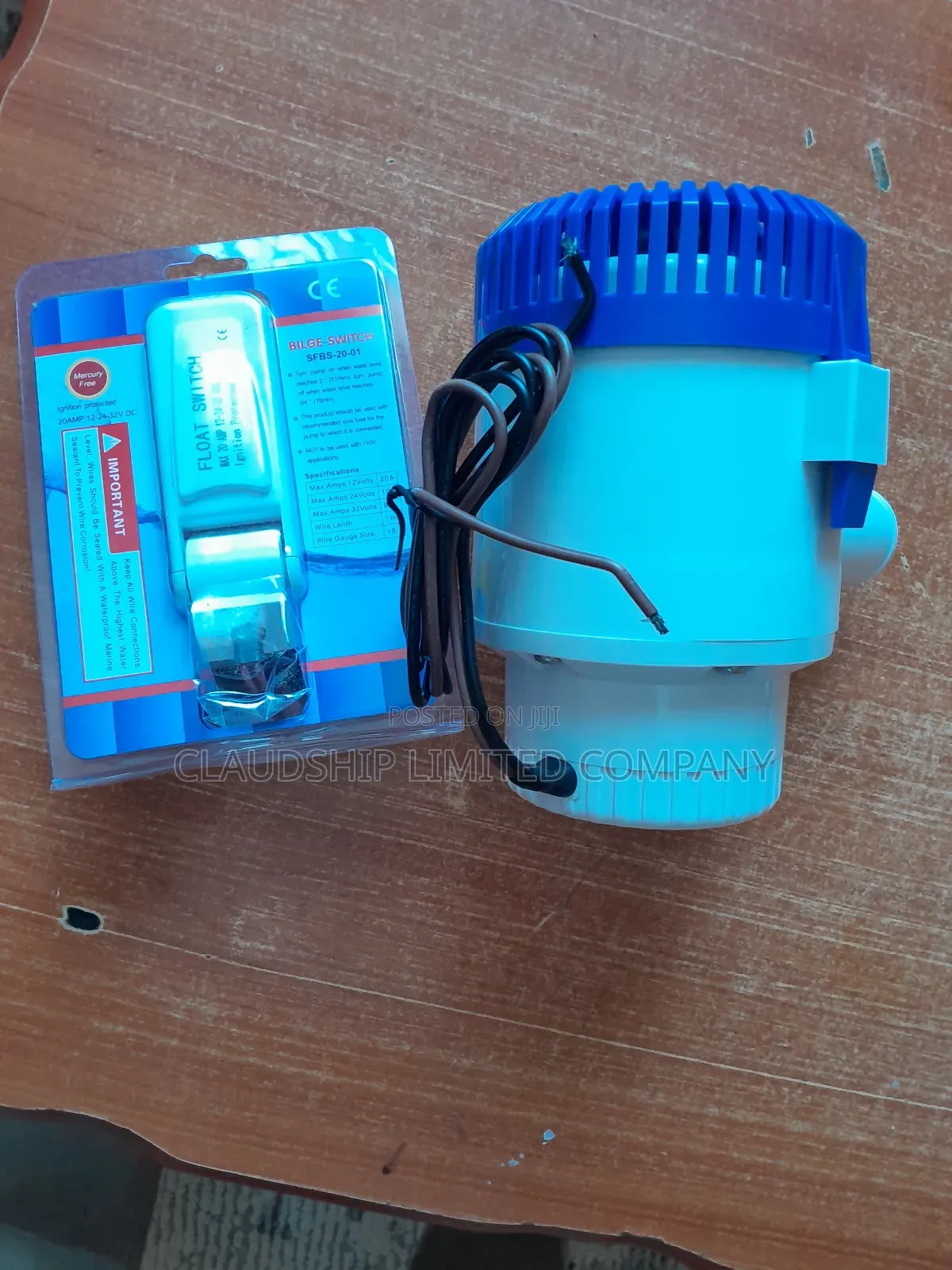 Combo -12v 3700gph Bilge Pump + Float Switch – Best Deal on Jiji!