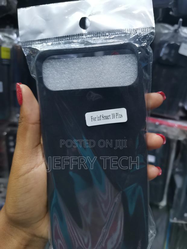 Blikeea Infinix Smart 10 +(Plus) Black Soft Silicone Phone Case/Cover - main view