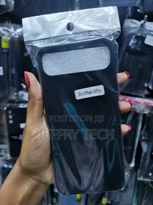 Blikeea Infinix Smart 10 +(Plus) Black Soft Silicone Phone Case/Cover