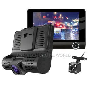 In-Car DVR 4"Screen, 3cameras, Parking Monitoring Recording Function