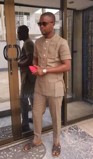 Modern African Sanator Suit