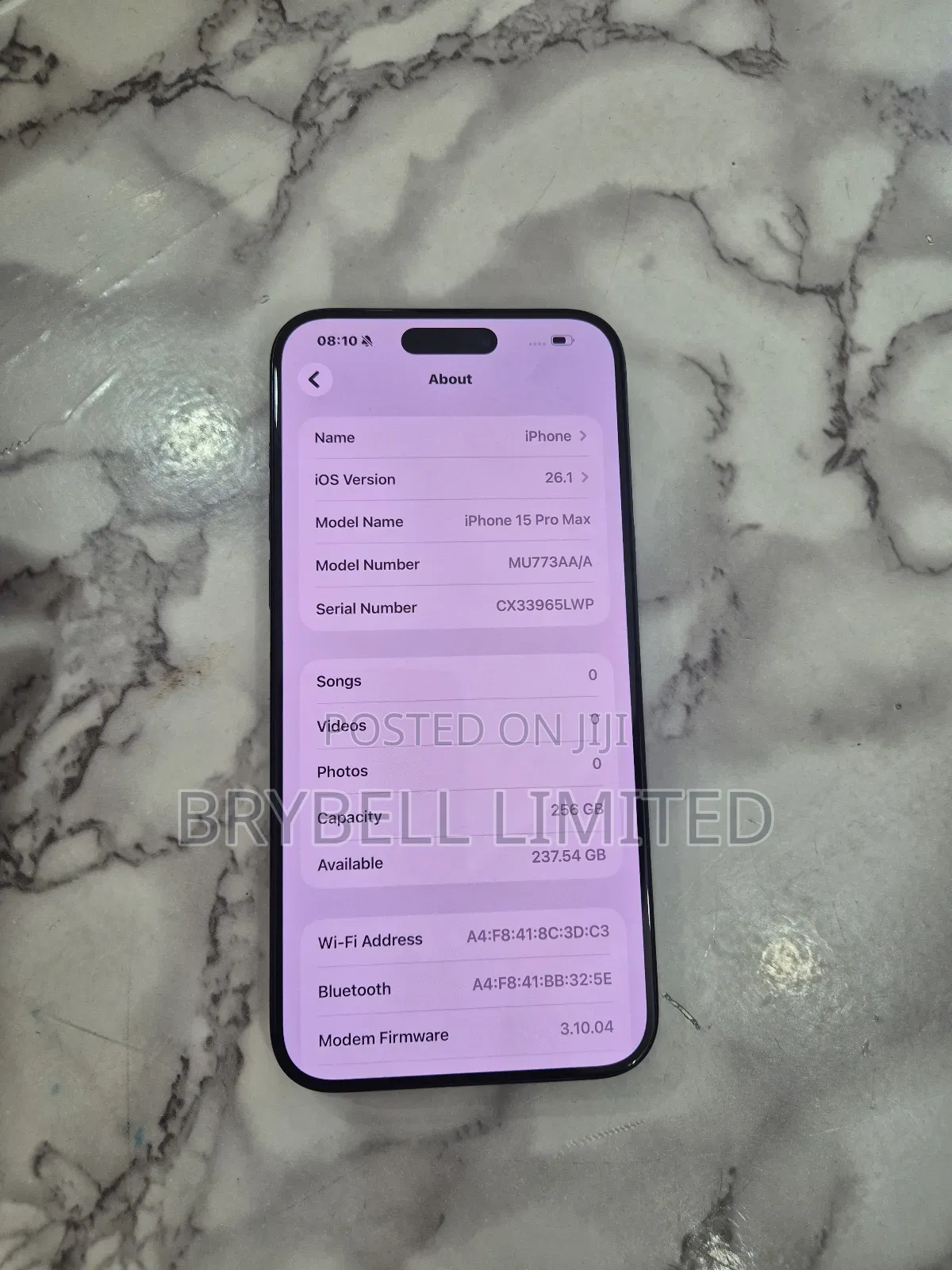 Apple iPhone 15 Pro Max 256 GB Black