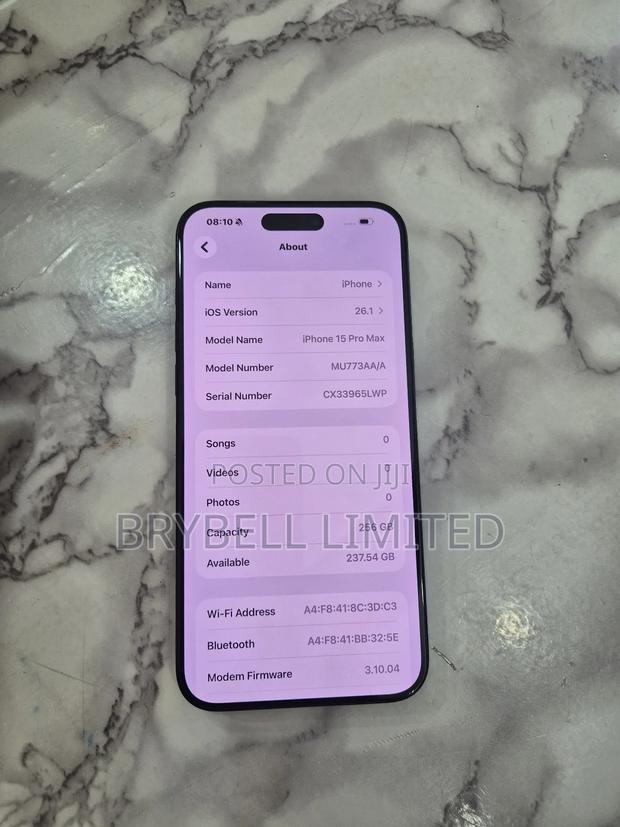 Apple iPhone 15 Pro Max 256 GB Black - thumbnail 7