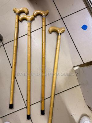 Mahogany Wooden Walking Sticks. - thumbnail 2