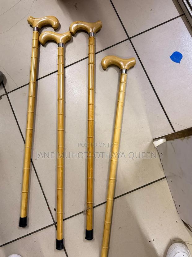 Mahogany Wooden Walking Sticks. - main view