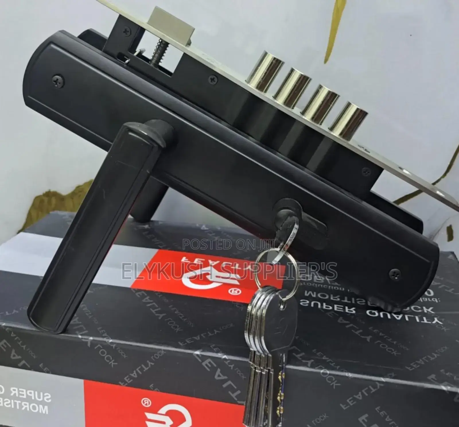 55black Steel Door Lock