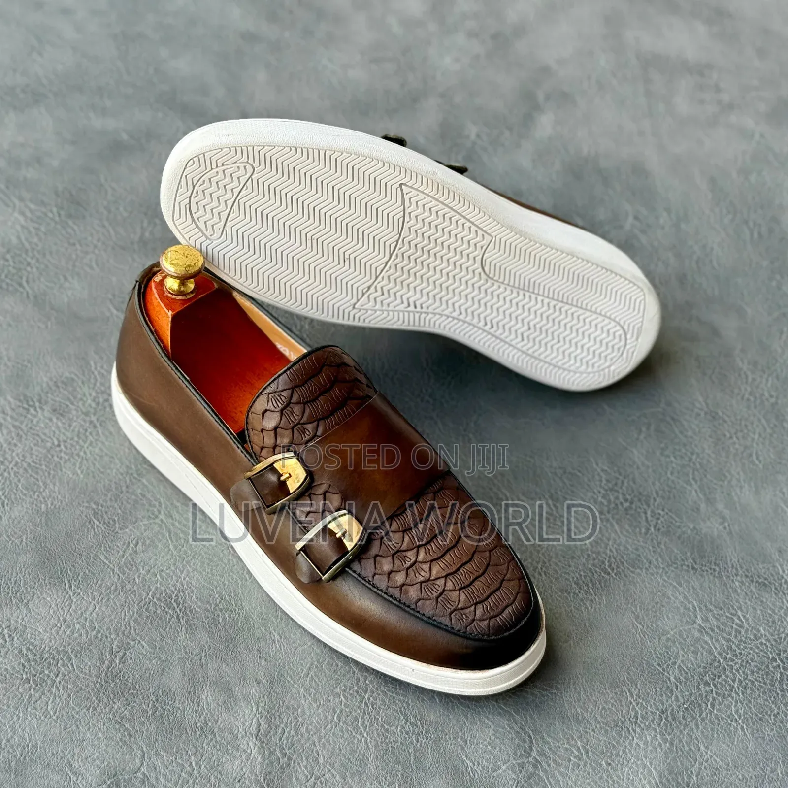 Double Monk Slipons