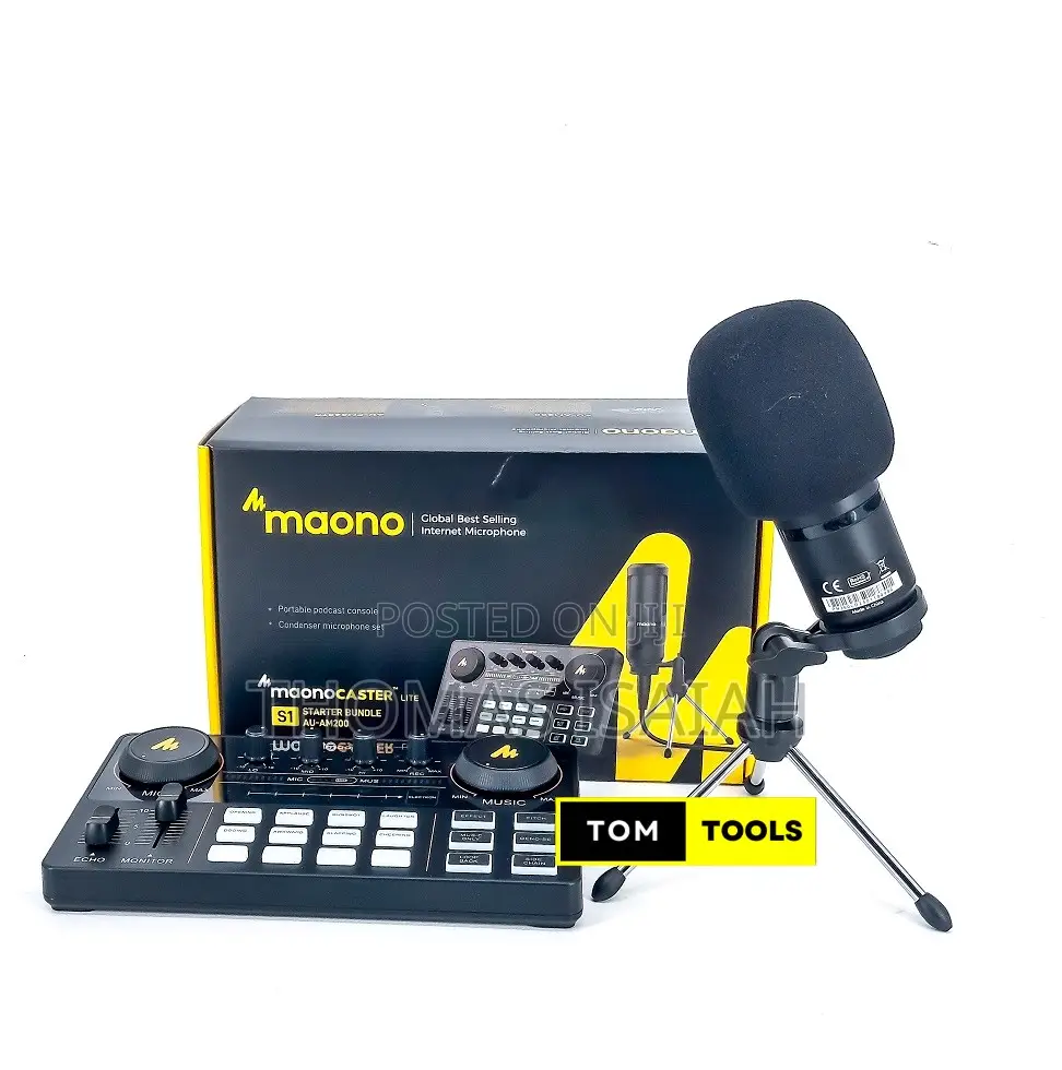 Maono Portable Podcast Bundle S1 Au-Am200 Maonocaster
