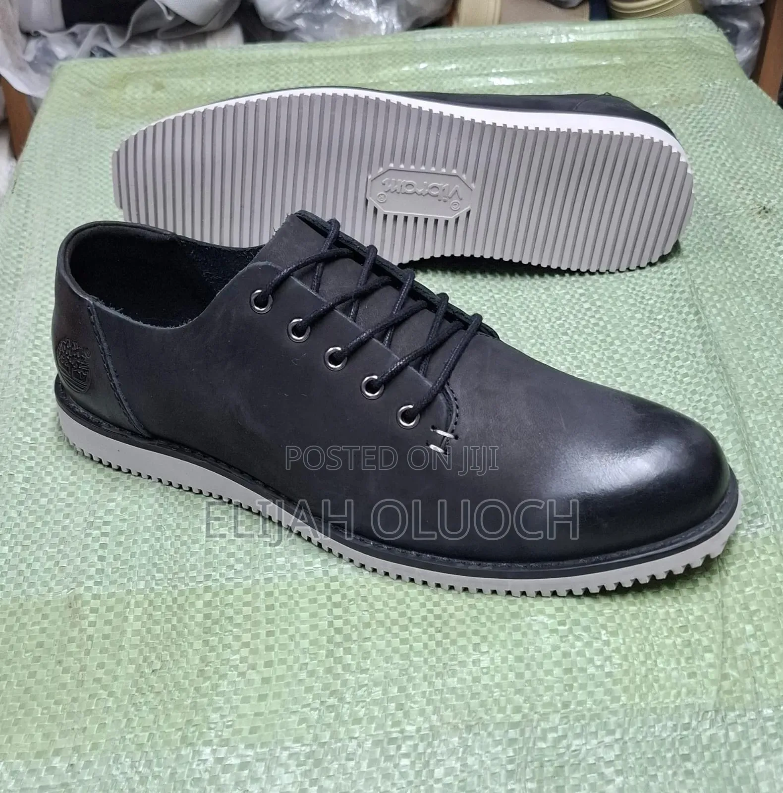 Black Timberland Laced Low Casual Shoes
