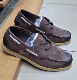 Pure Leather Timberland Boat Men Shoes