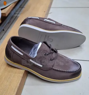 Pure Leather Timberland Boat Men Shoes