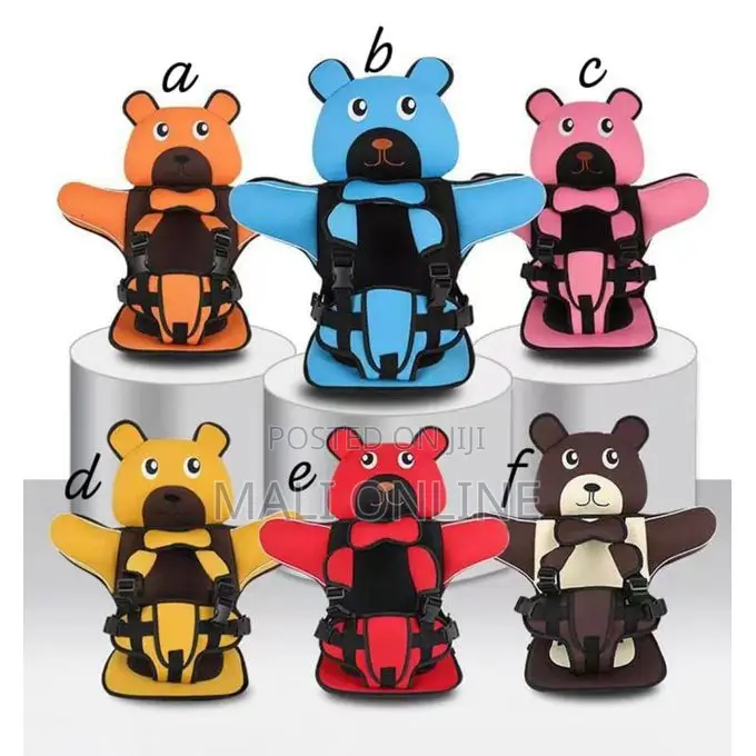 Portable Child Safety Car Seat Cushion Cute Bear Design