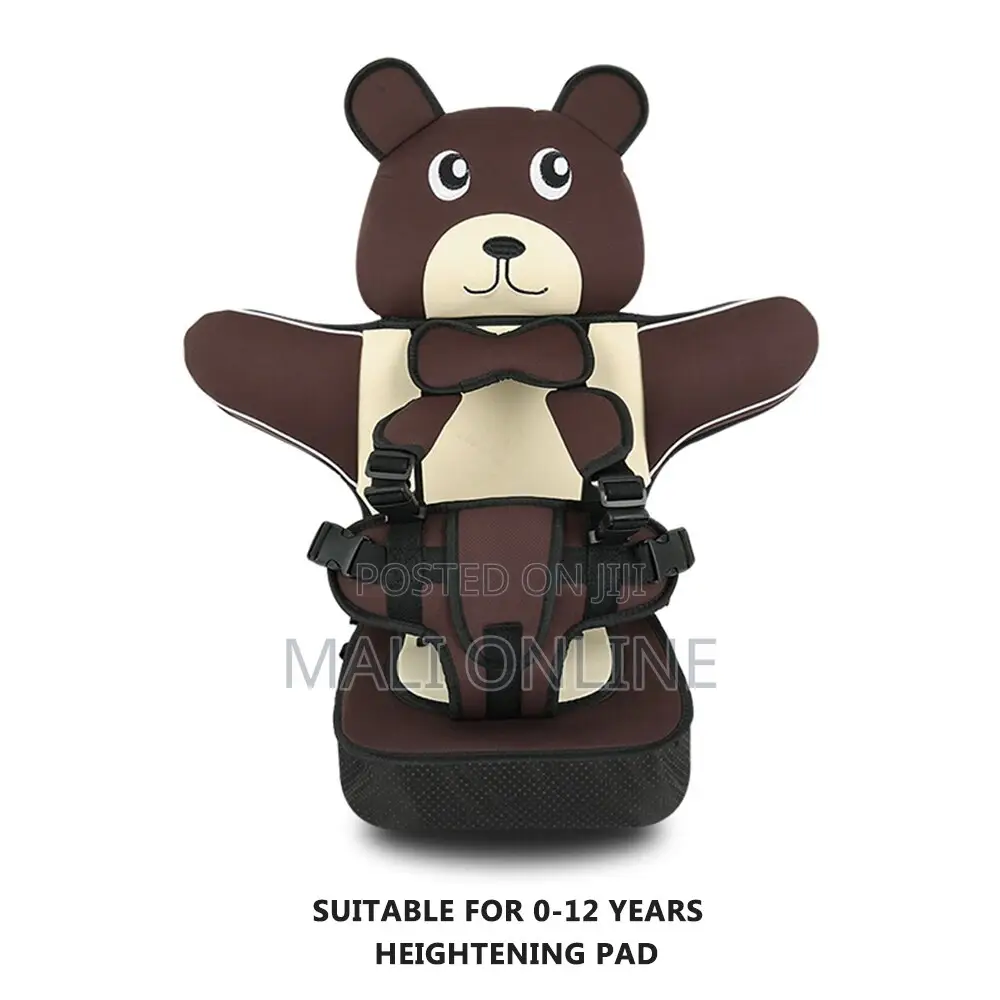 Portable Child Safety Car Seat Cushion Cute Bear Design
