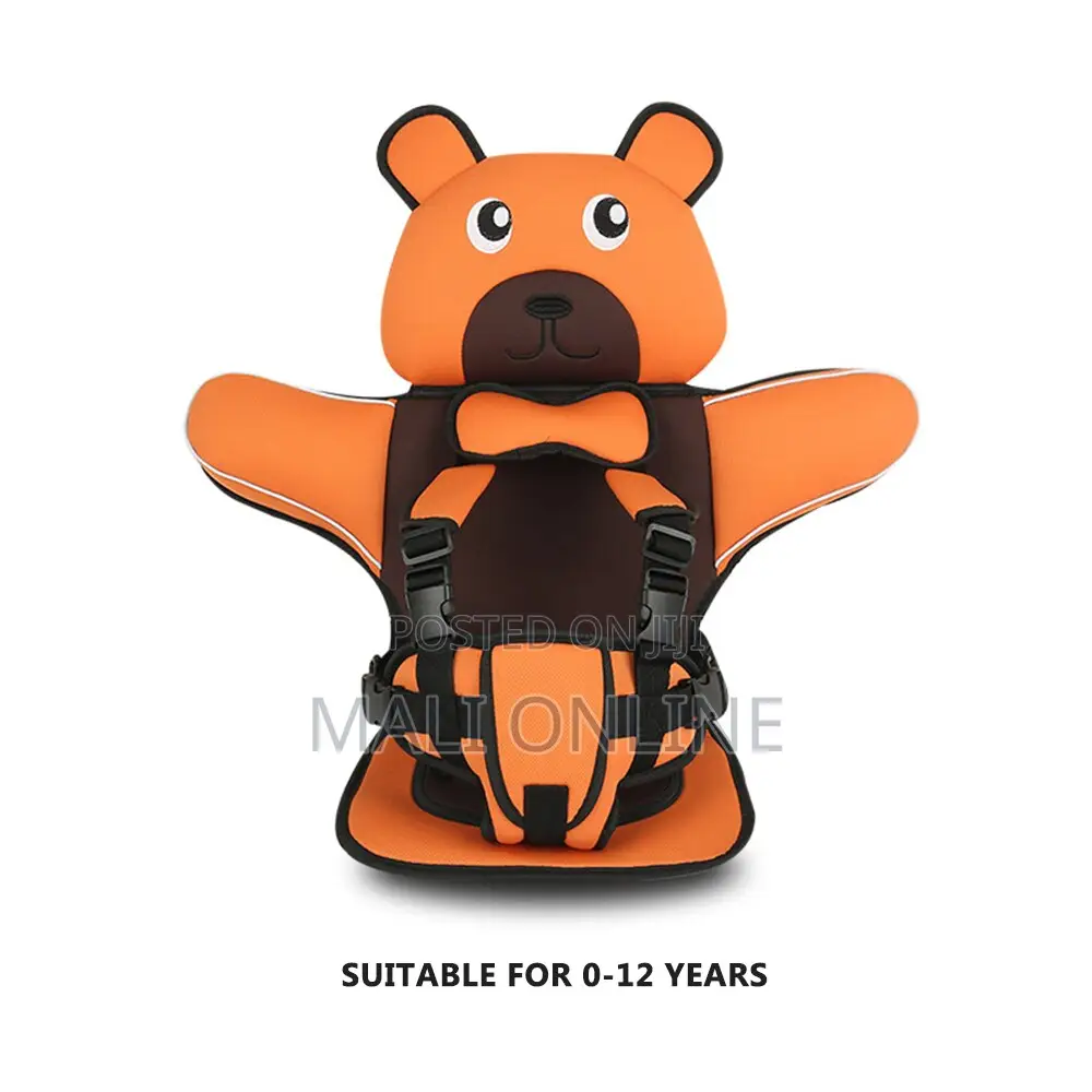Portable Child Safety Car Seat Cushion Cute Bear Design