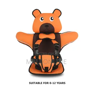 Portable Child Safety Car Seat Cushion Cute Bear Design
