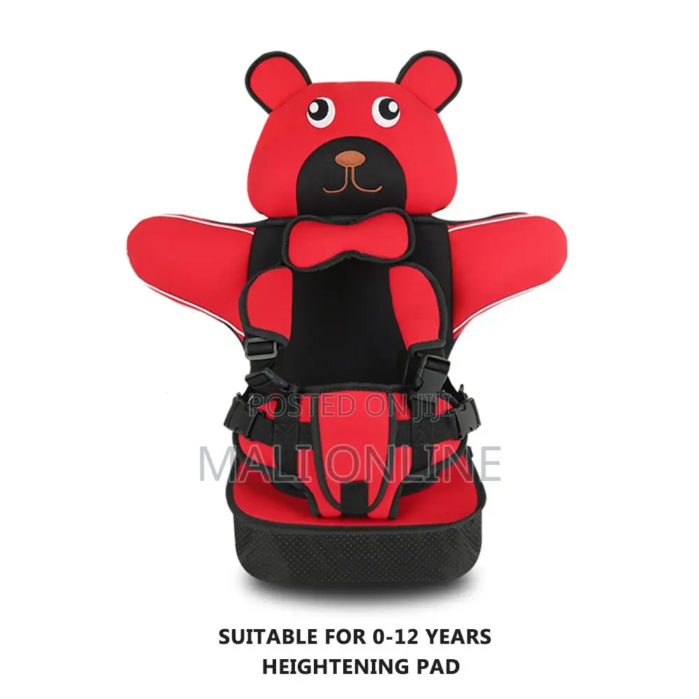 Portable Child Safety Car Seat Cushion Cute Bear Design