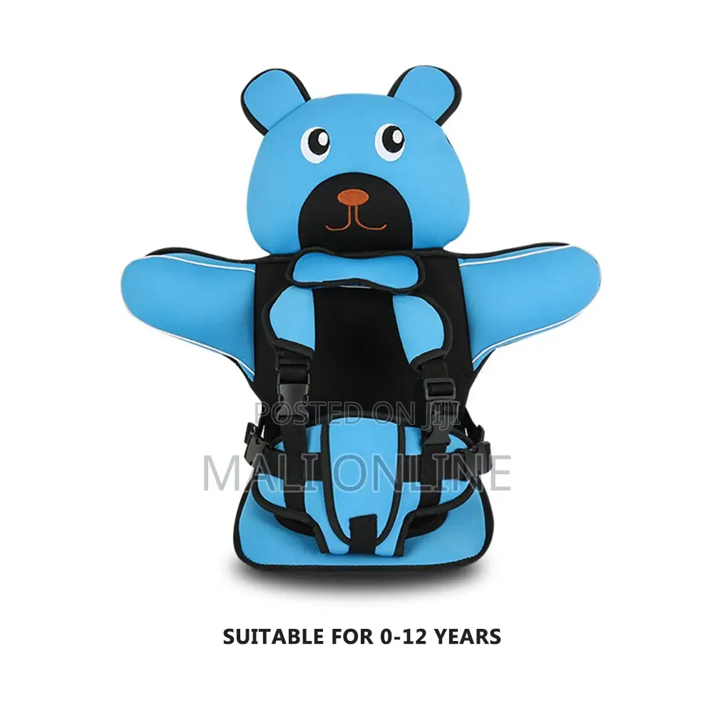 Portable Child Safety Car Seat Cushion Cute Bear Design