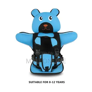 Portable Child Safety Car Seat Cushion Cute Bear Design