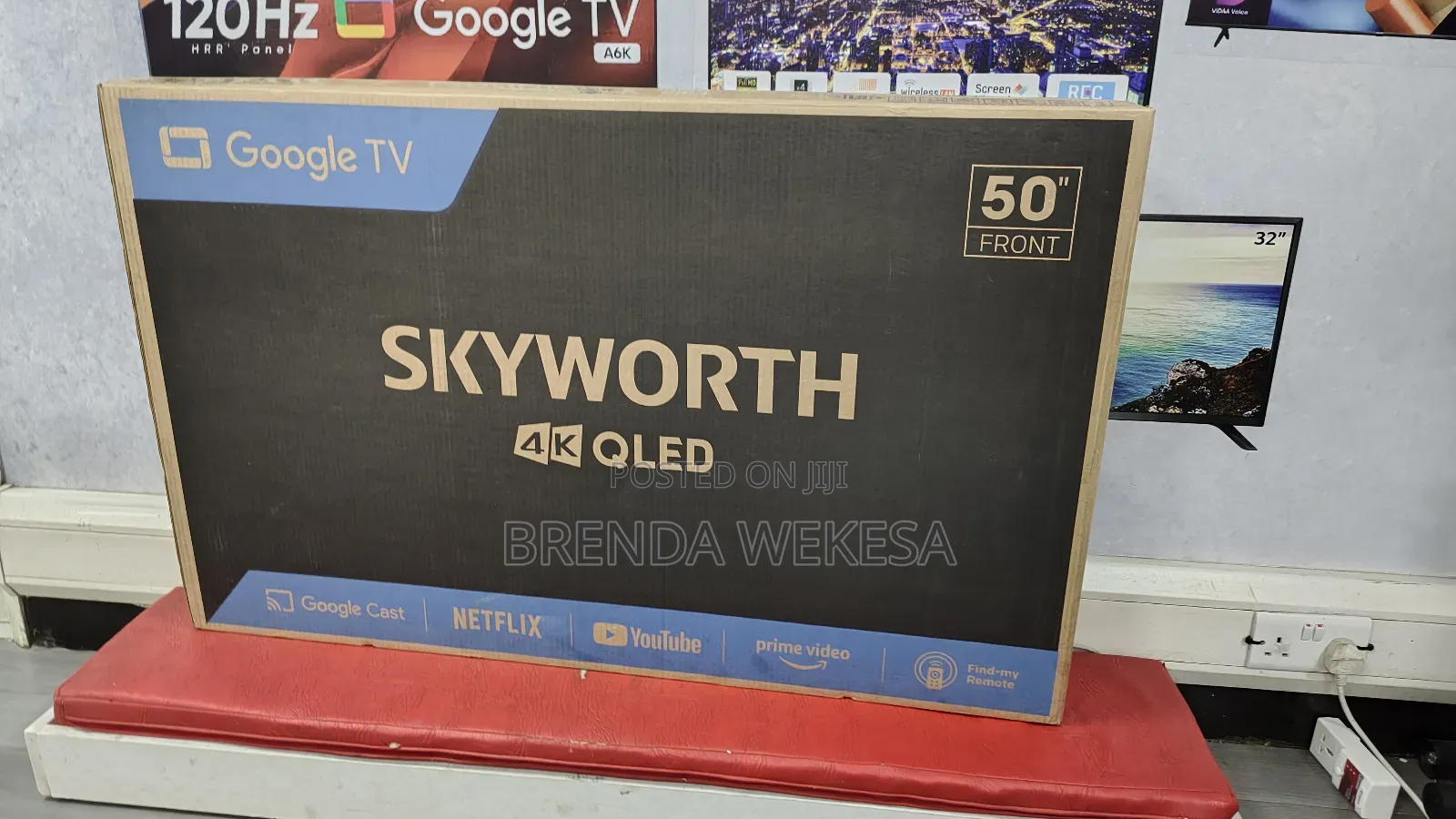 Skyworth 50′′ Q6500g Qled Google Tv (2025) – 50q6500g