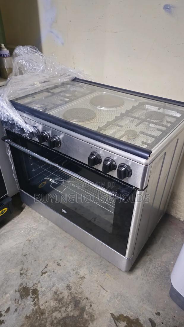 Beko 60x90 Cooker 4gas+2electric Stainless
