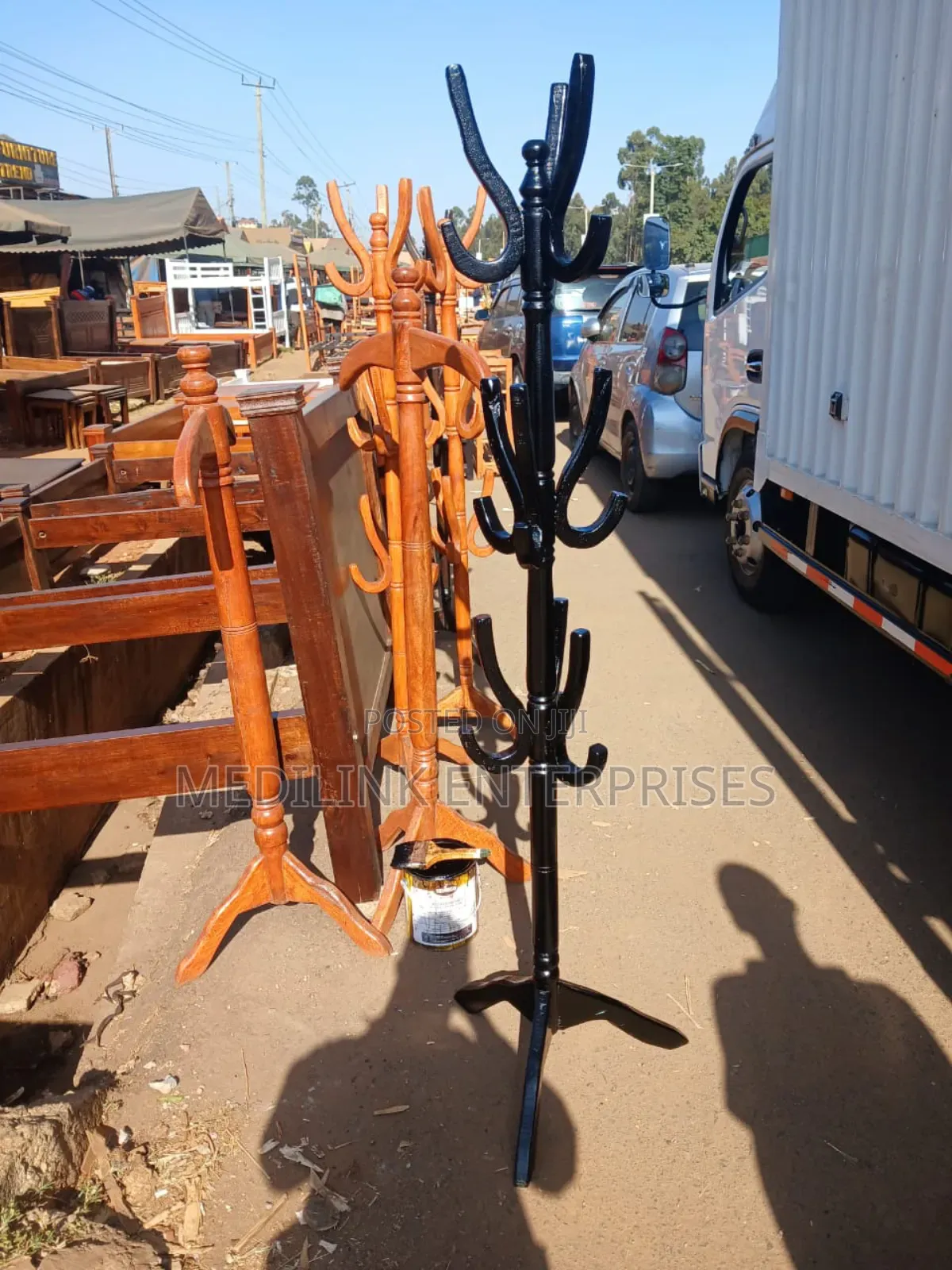 Wooden Hangers Mahogany