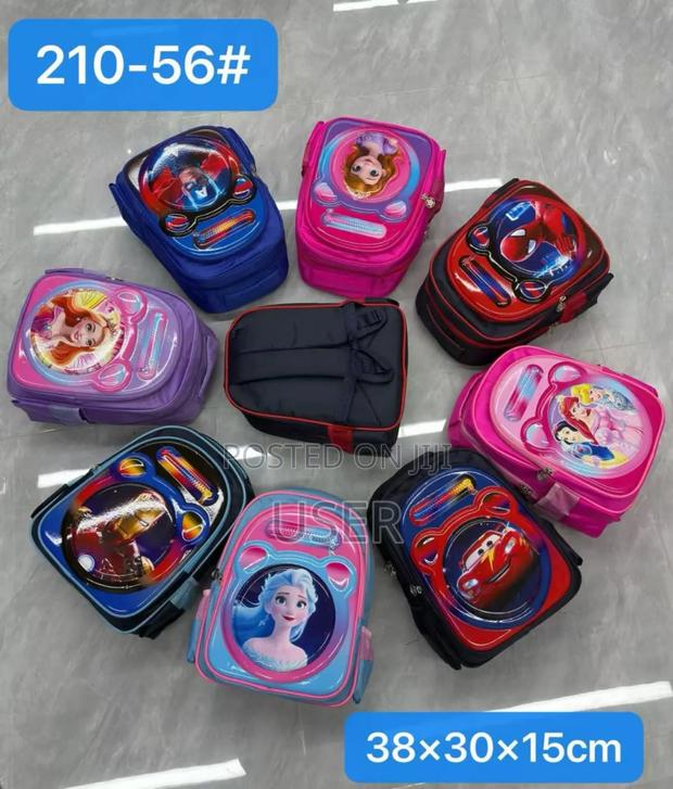 Kids Cartoon Bag Waterproof With Multiple Pockets - thumbnail 3