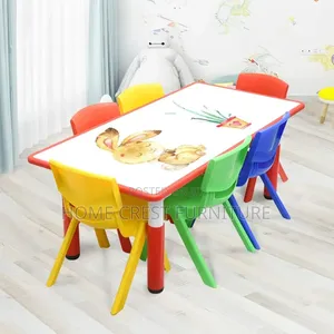 White Board Kindergarten Tables