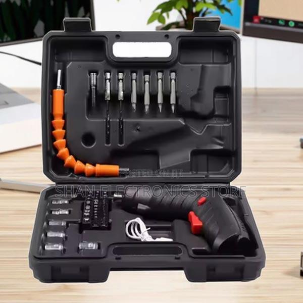 48pcs Rechargeable Multifunctional Electric Screwdriver Drill Tool