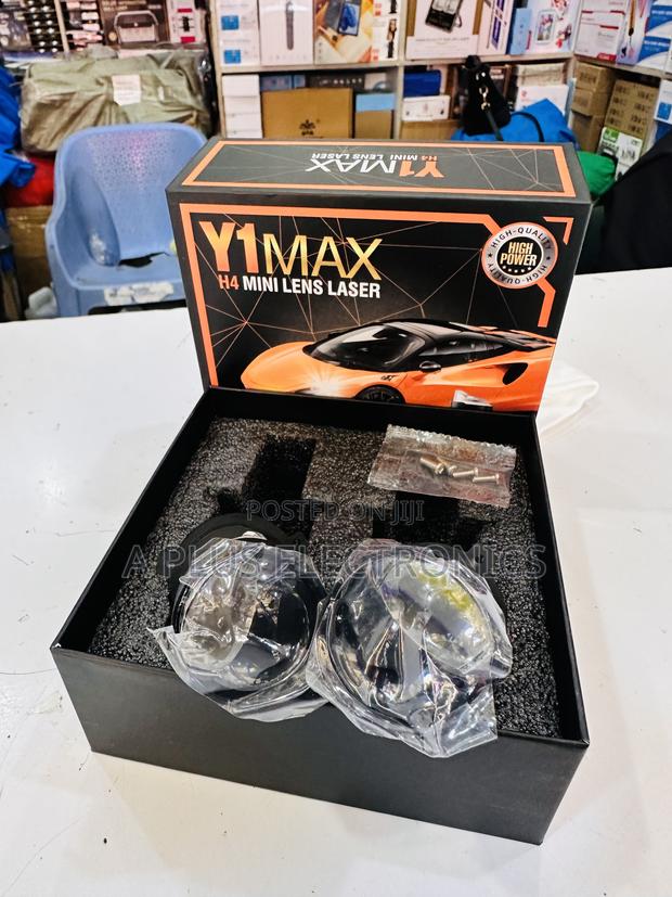 Super Bright Y1 H4 Mini Projector Headlights – 300% More Light - main view