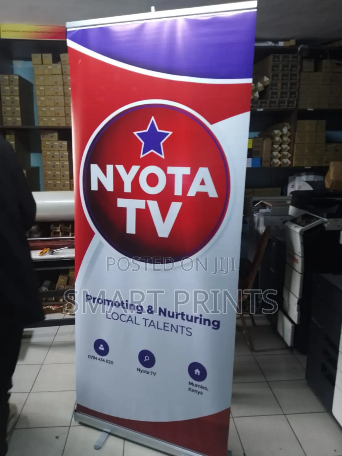 Excellent Quality Narrow Base Rollup Banner Printing