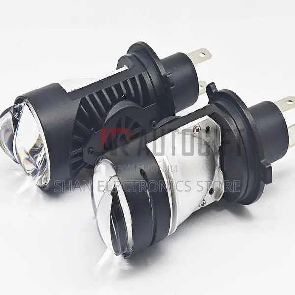 Led Projector Headlight Y1 Max H4 Lens Projector Bulbs Hi/Lo Beamlight