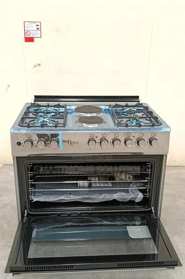 Roch Gas Cooker 90x60 Cm Model - Reck-9042-ss 1. 90x60 Cm - main view